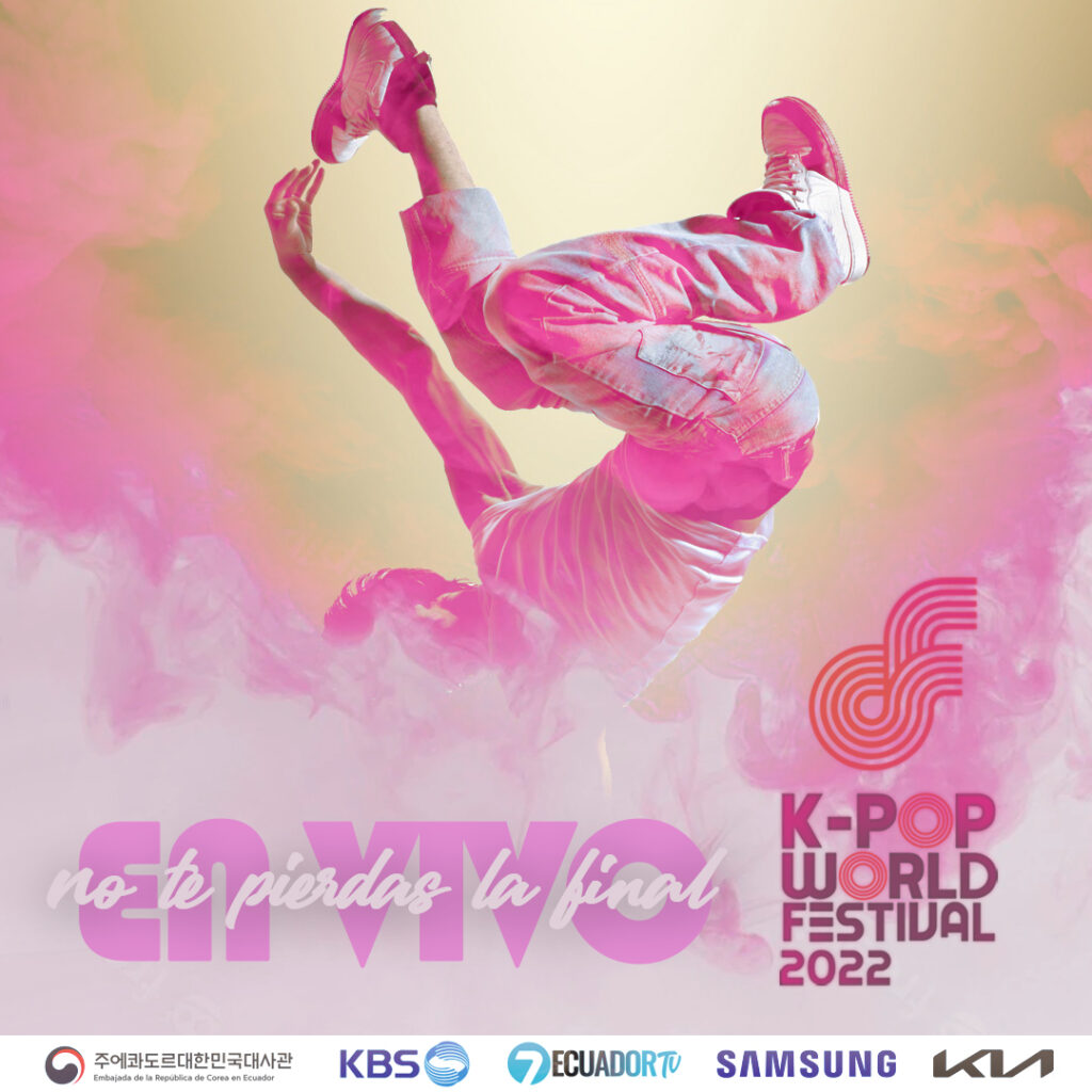 La final del K-Pop Festival World Festival 2022 se transmitirá por la pantalla de Ecuador TV